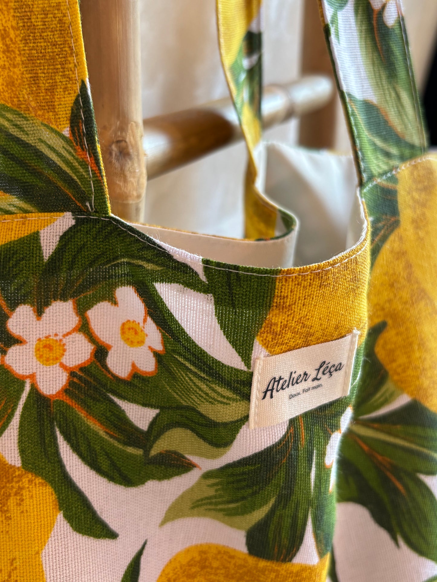 Sac cabas Citron