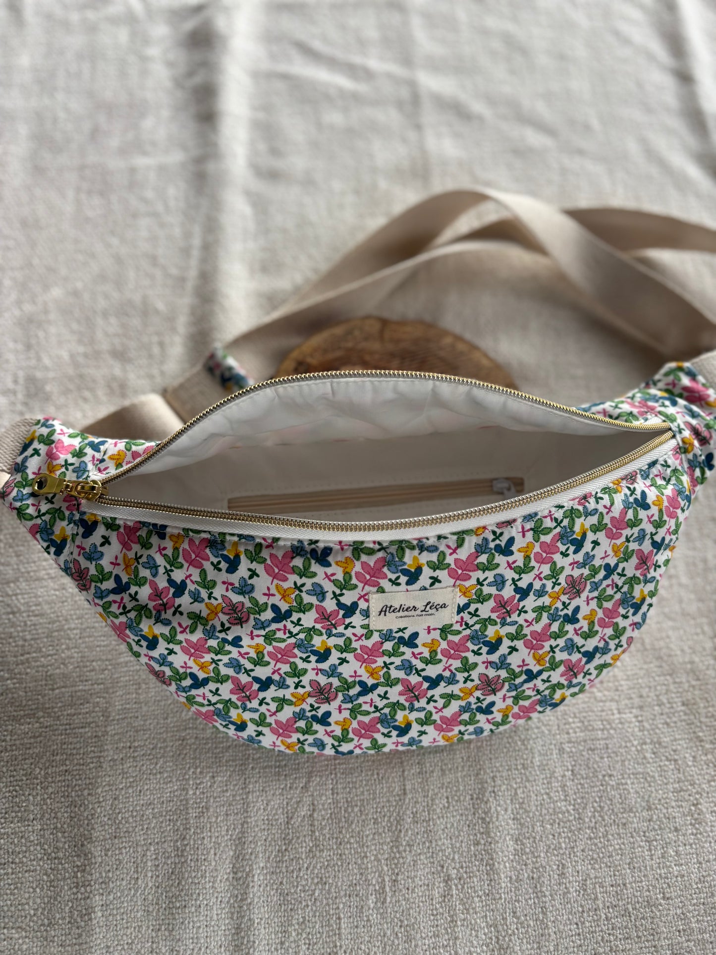Sac banane Fleurs multicolores