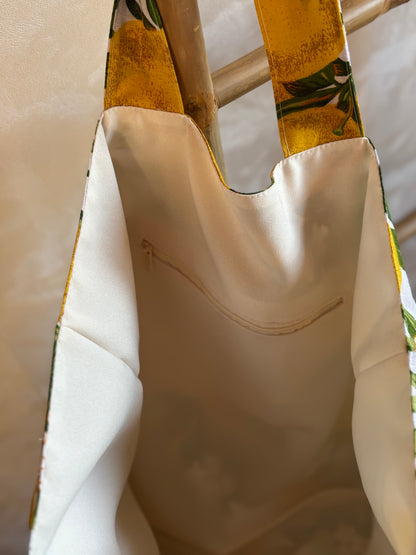 Sac fourre-tout citron