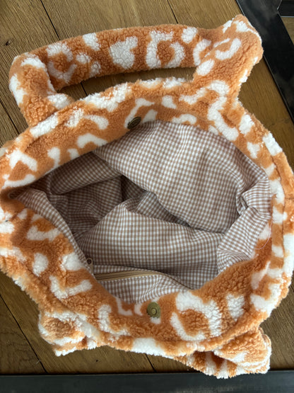 Sac fourre-tout léopard jaune