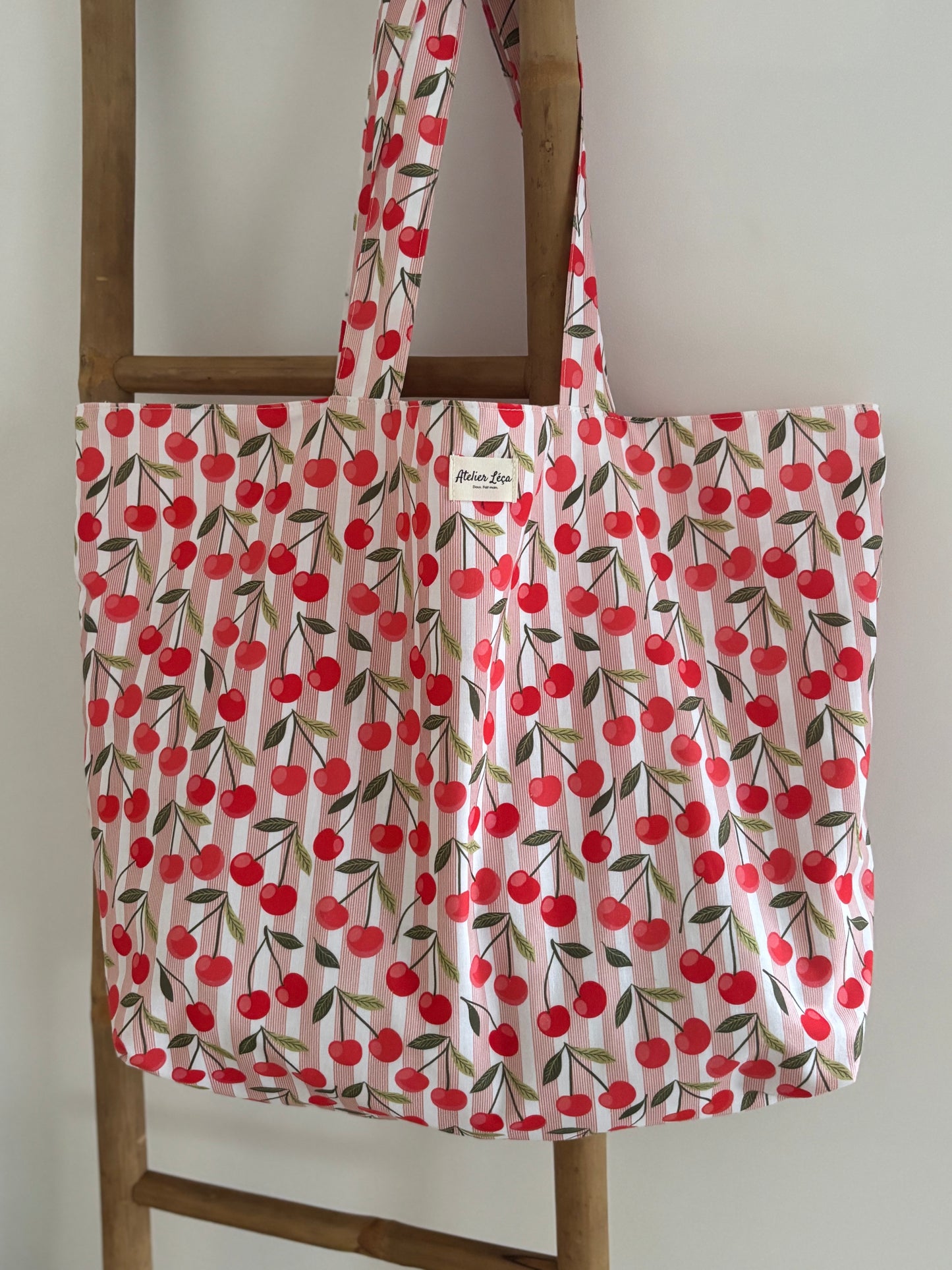 Sac fourre-tout cerise