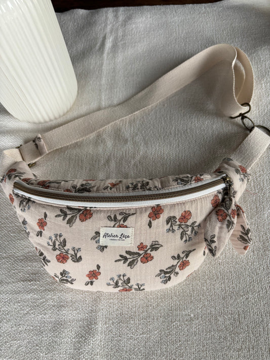 Sac banane double gaze de coton