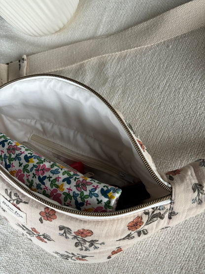 Sac banane double gaze de coton