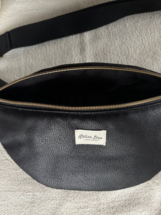 Sac banane suédine serpent