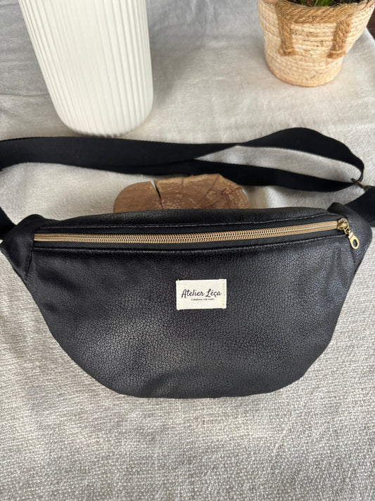 Sac banane suédine serpent