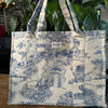 Sac cabas Toile de Jouy