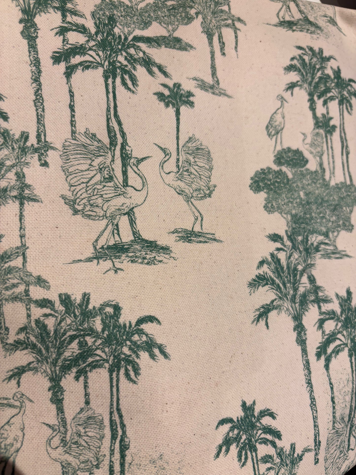 Sac cabas Toile de Jouy