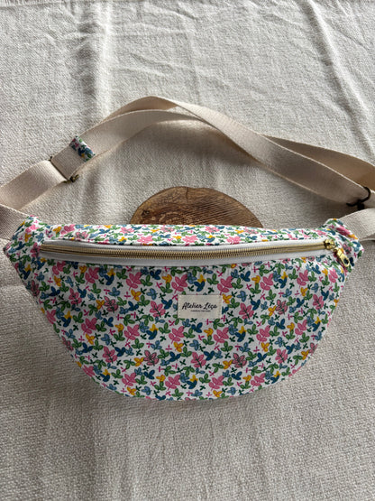 Sac banane Fleurs multicolores