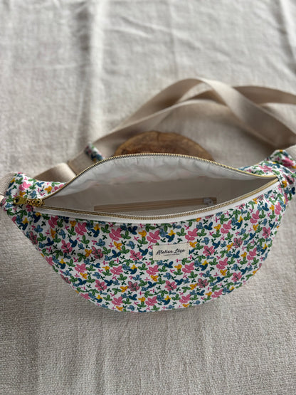 Sac banane Fleurs multicolores