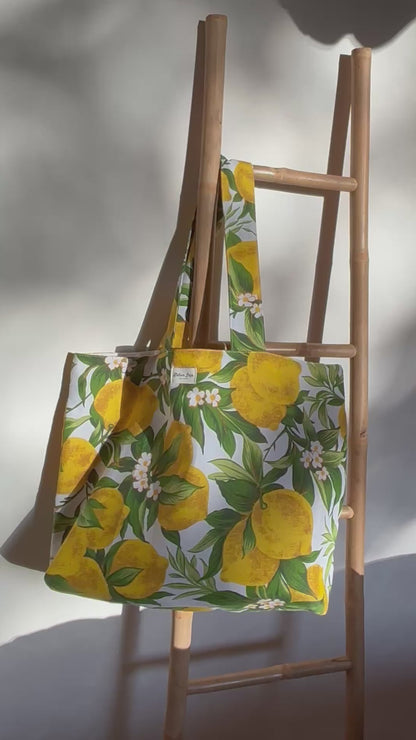 Sac fourre-tout citron
